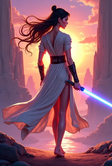 Jedi,animated film, woman,Barefoot,Sexiness