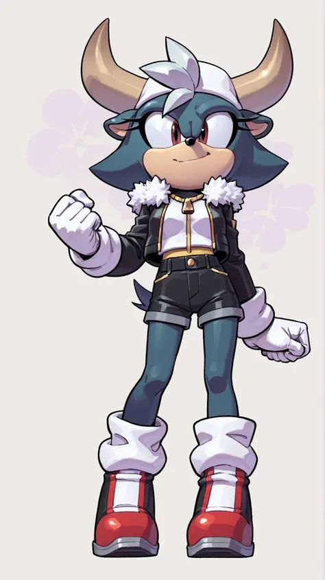 Female furry buffalo sakuraplatinum_illustriousxl sonic idw style evan Stanley 