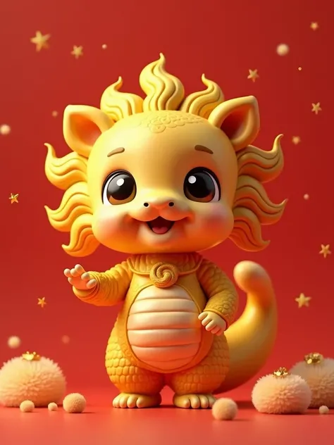  Chinese New Year background ，Background gold、 you need gold、Yuba ，A whole golden cute zodiac sign，Snake hair doll，To be cute ， to be cyber ，3d，Sucks to love handles and feet to cancel，Do not use hands and feet，不要scale片，魚scale，scale
