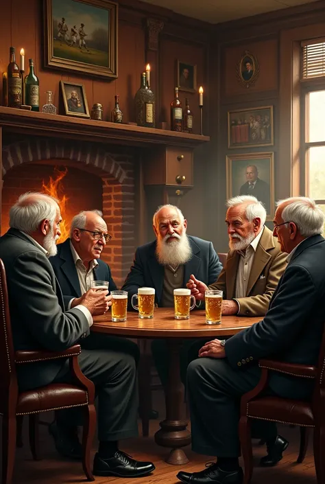 old men at the pub