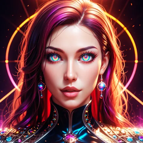 (masterpiece, top quality, best quality, official art, beautiful and aesthetic:1.2), (1girl), extreme detailed, (fractal art:1.3), colorful, highest detailed, intricate, highly detailed face, beautiful detailed eyes, beautiful detailed lips, extremely deta...