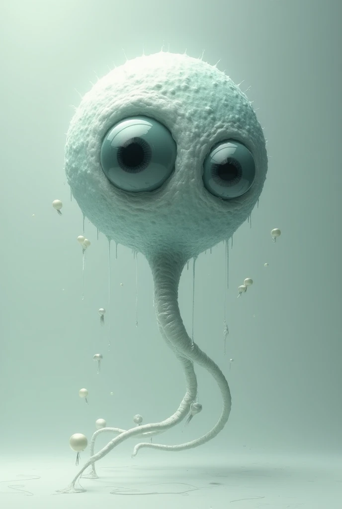 Sperm with the eyes of a man