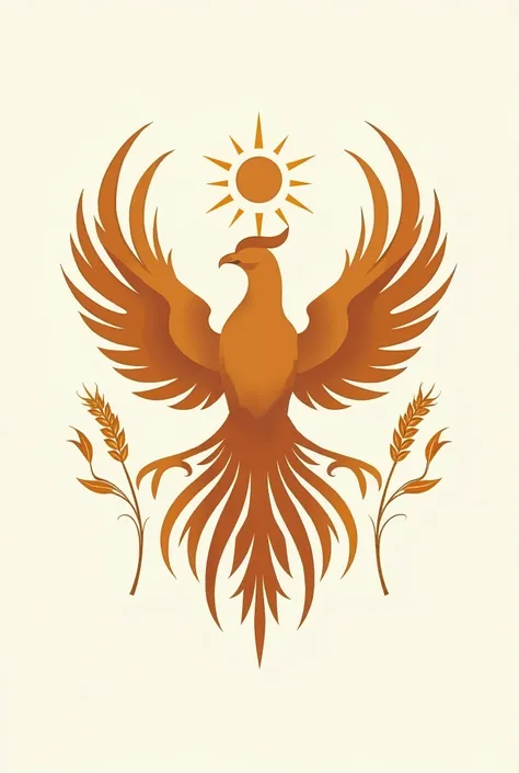 The central element of the logo should be a phoenix, symbolizing rebirth, strength, and hope. Additionally, it should connect to the farm, incorporating simple farm-related elements such as a tree, the sun, fertile land, wheat stalks, or a small barn. The ...