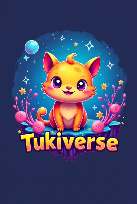 Logo as tukiverse  for youtube channel 