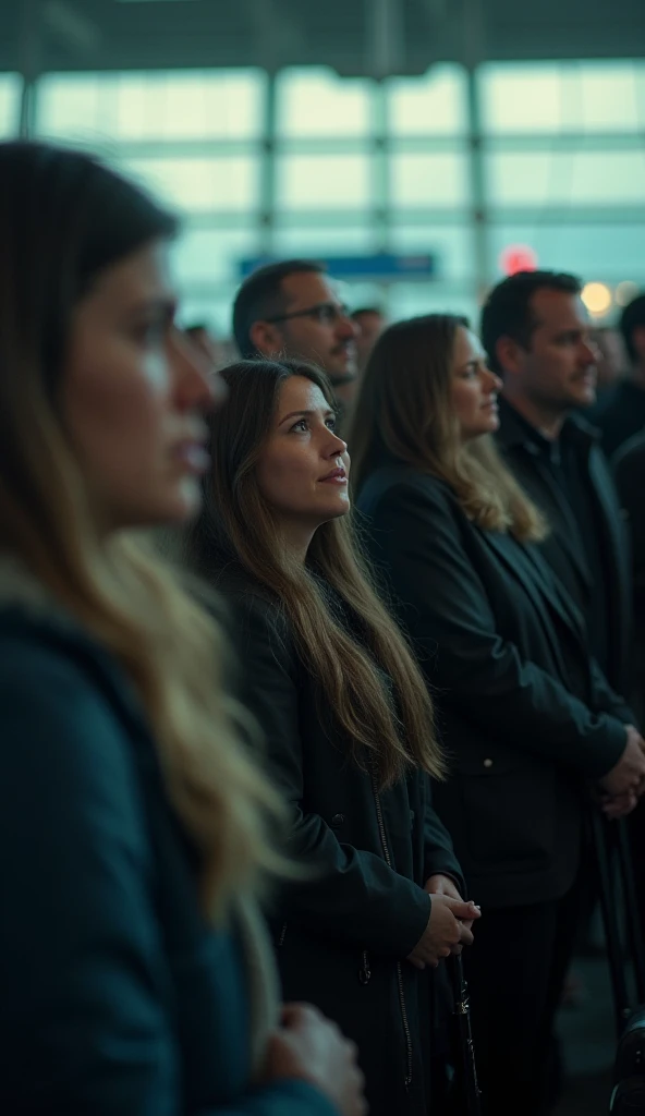 The Airport Holds Its Breath – Passengers and staff watch in silent anticipation, some even shedding a tear. A moment of suspense grips the airport! 🥺💭