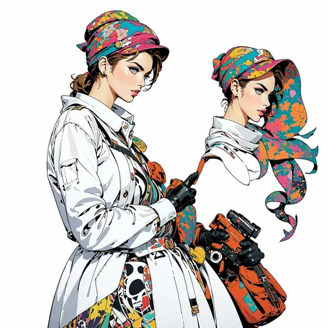 (masterpiece,  top quality), pop art ,Detailed Destiny , collage art,JoJo style ,Part 5
