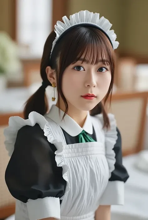   table top,   top quality of talks, shape, 非常に  Detailsな,   Details,   high resolution,   8k wallpaper,   perfect dynamic composition, ((close:1.3,   from above,    And viewers  )),     beautiful details  , (Wearing a cotton maid outfit, ,  Cute ruffled g...