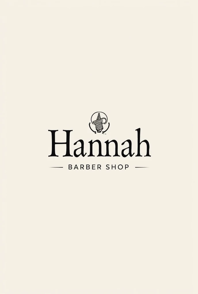 Hannah logo for a barbershop and a club 