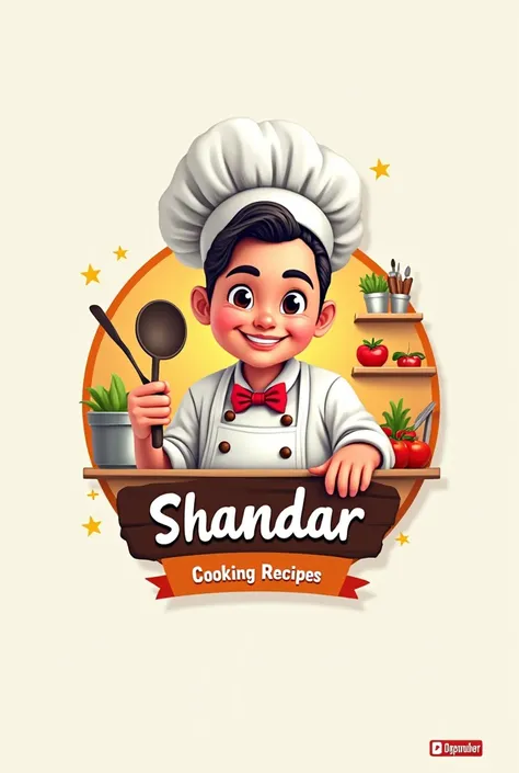 Shandar cooking recipes logo for youtube channel