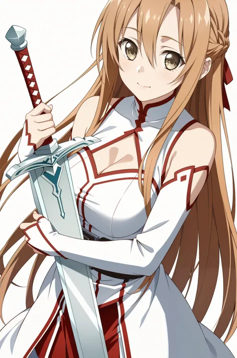 Masterpiece, best quality, absurdres, Asuna Yuuki Sword Art Online, intricate details, 