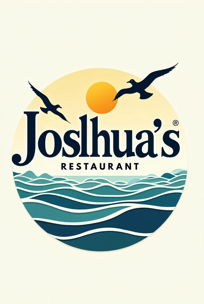 A sea food restaurant logo name Joshua’s restaurant
