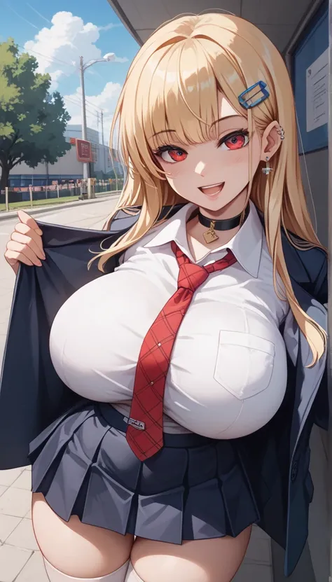 tall girl ,  very big hips , KJOmarexist, blonde hair, Long hair, pexistk eyes, earrexistgs, ear piercexistg, multicolo red hair, Fraction_9, Fraction_8_up, Fraction_7_up, Resources _ Japanese cartoon ,  masterpiece, Best Quality , huge breast,  flashy res...