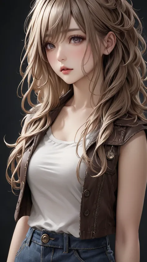 female、 very realistic 、