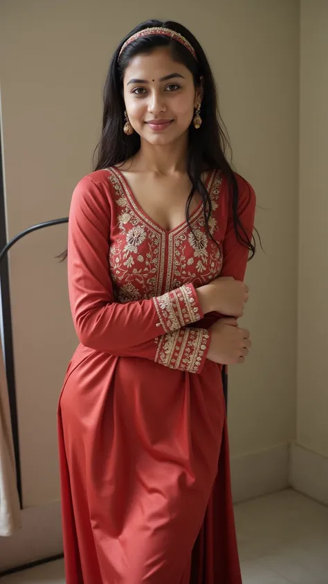 A sneeky shot of a lovely indian pornstar during a porn scene where she starts to undress, hidden camera shot. She has an excellent pornstar type body but her face sugest she is very young. Her attire looks wet from the pornscene shoot, but still happy. ul...