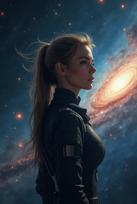 A female galaxy explorer