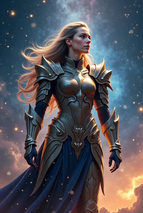 Female warrior in the stars