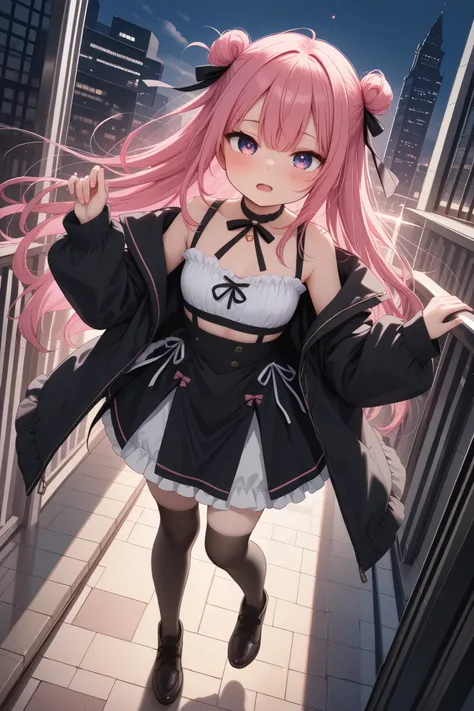 Make the skirt a little more fluffy　Put stupid hair on your head
