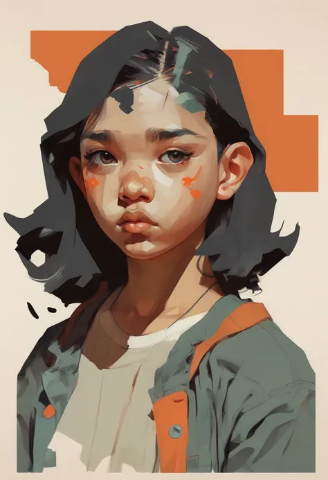 young girl, творческая импровизация (Created by Sachin-Teng)