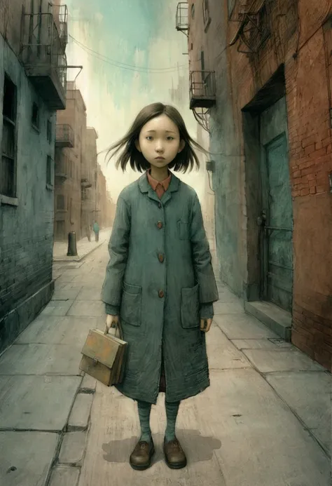 young girl, творческая импровизация (Created by Shaun-Tan)