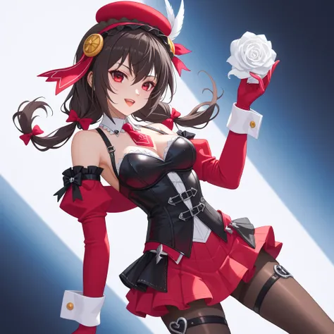 Para diseñar a Yunyun de KonoSuba con la ropa de arlecchino de Genshin Impact,  you can follow these steps :

1.  Base of the design

Identify the characteristics of Yunyun :  She is a young woman with long dark brown hair with a ponytail,  red eyes and a ...