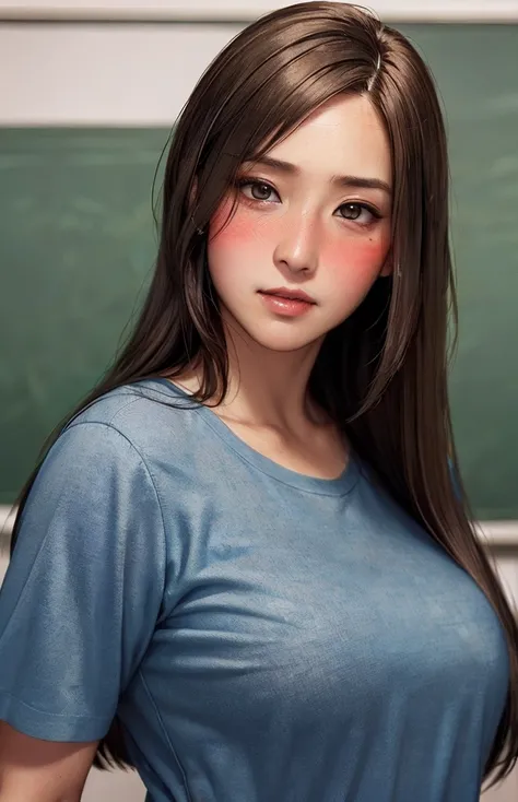 女性 teacher  , (((straight hair)))
(((masterpiece))), ((  top quality)), (( 複雑な Details)), ((  super realistic realism )), ,  mature women,   mature women,   see through,    high definition  , illustration, 1人の mature women,    perfect hands,   Details,  美し...