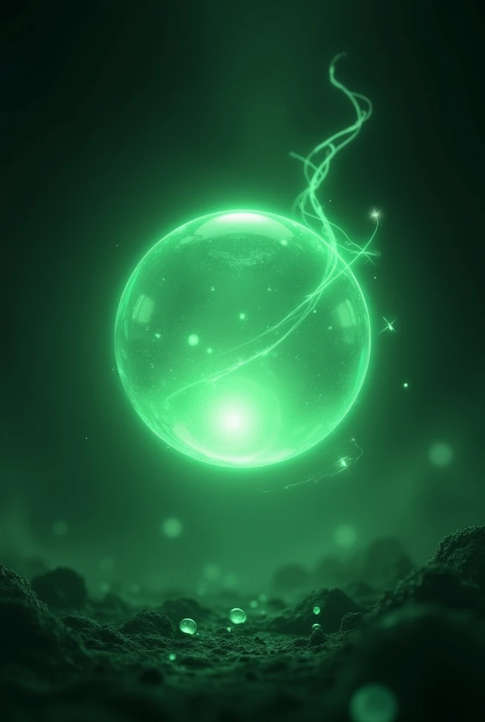 Emerald Green Light Ball 