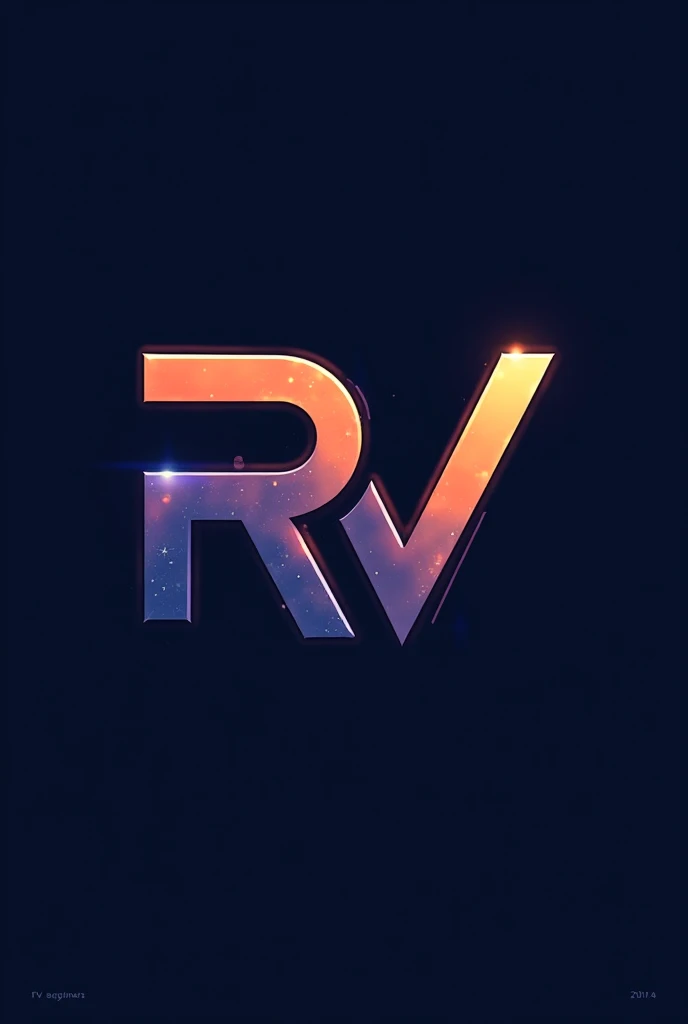 Create a new and attractive logo with the letters RV for a vape shop
