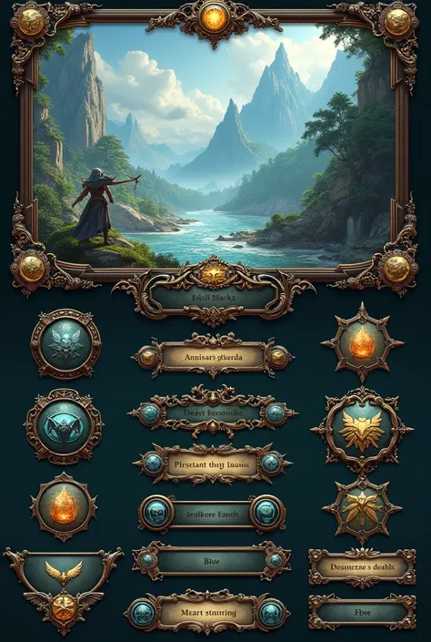 Make fantasy game ui