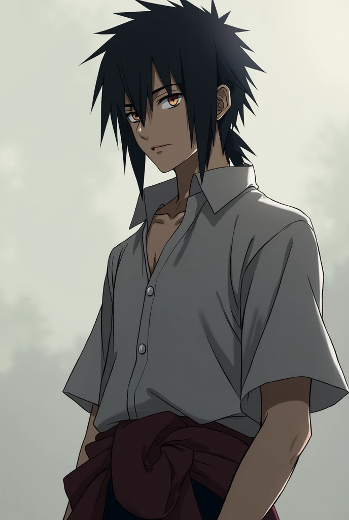 Make an image of Itachi Uchiha in a shirt 