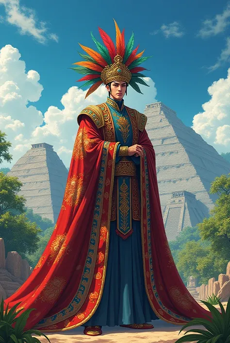 Create an image of Tenya Ida if I were emperor of Mexico