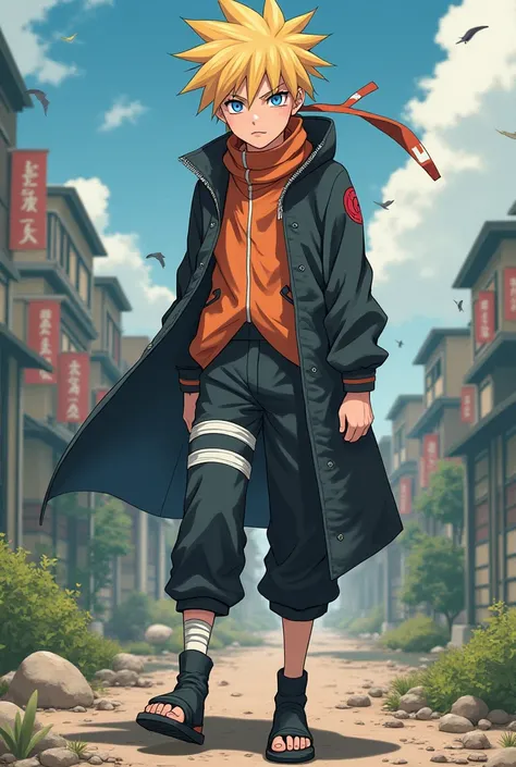 Create a character like Boruto Uzumaki with no traits from Naruto just like Boruto