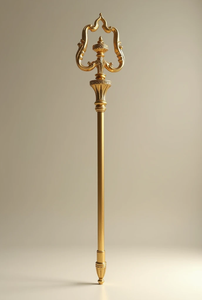 Simple golden staff