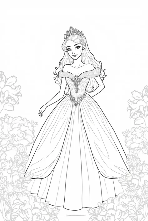 
 Here is a description for the first page of your coloring book  :

 First page of the coloring book - The Magic Princess

On this page ,  your  will meet a beautiful princess in a beautiful royal garden ,  surrounded by flowers and wonderful animals .  T...