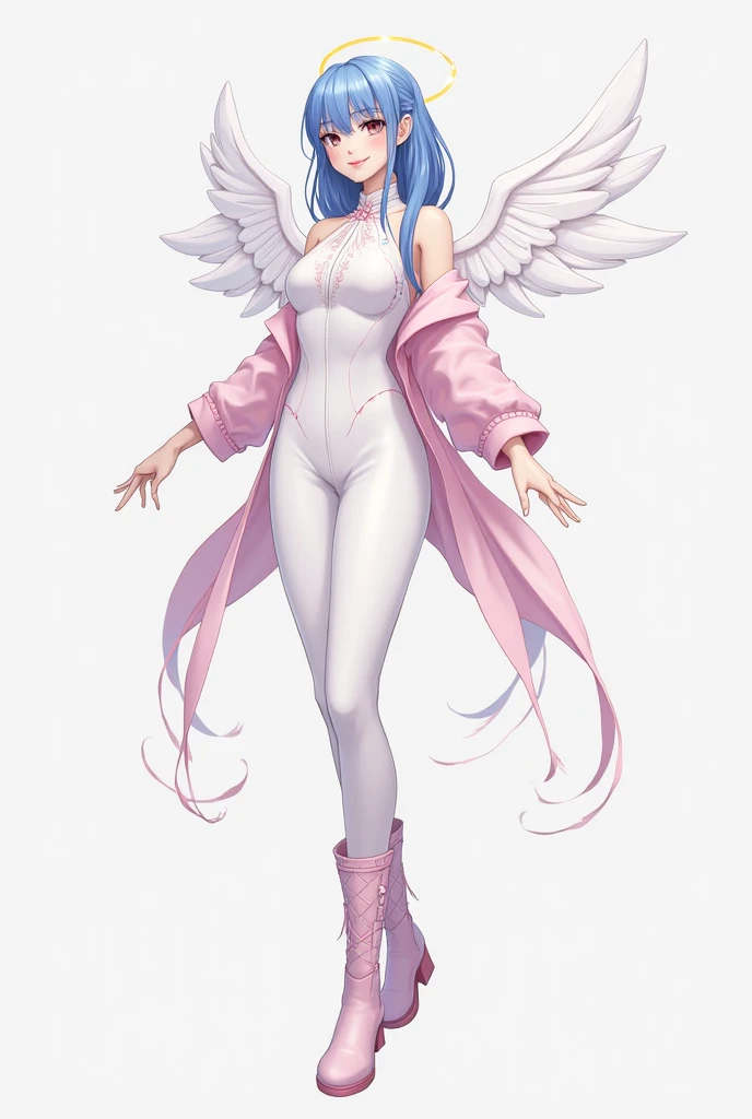  Detailed design drawing female character  

### **Character design:  Women's Honeymoon **  
** Style :**  Modern classic with soul floating around the body.

---

**1. Costumes**  
- ** Innovative long dress :** tint ** light pink ** mix **blue **,  Simpl...