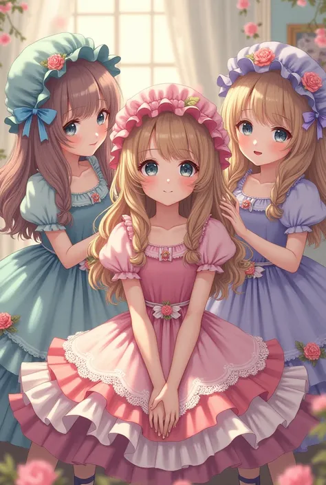  Imagine several girls dressed as lolitas