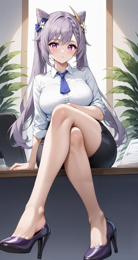 score_9, score_8_up, score_7_up, source_anime, 4K,perfect fingers,(perfect hands, perfect anatomy),prefect lighting, very aesthetic, intricate details,highly detailed background, masterpiece, high quality, best quality,
1girl,solo keqing, keqing, braid, co...