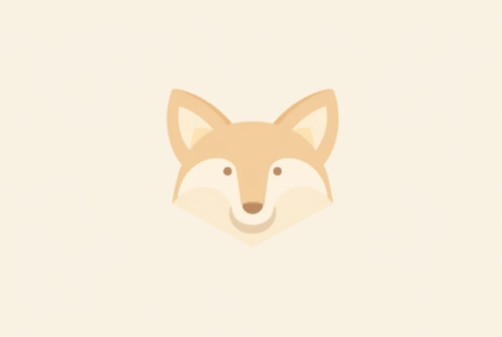 Make a logo design name is "FoxChat", logo should be minimalistic Fox face like a messenger minimal icon with logo.