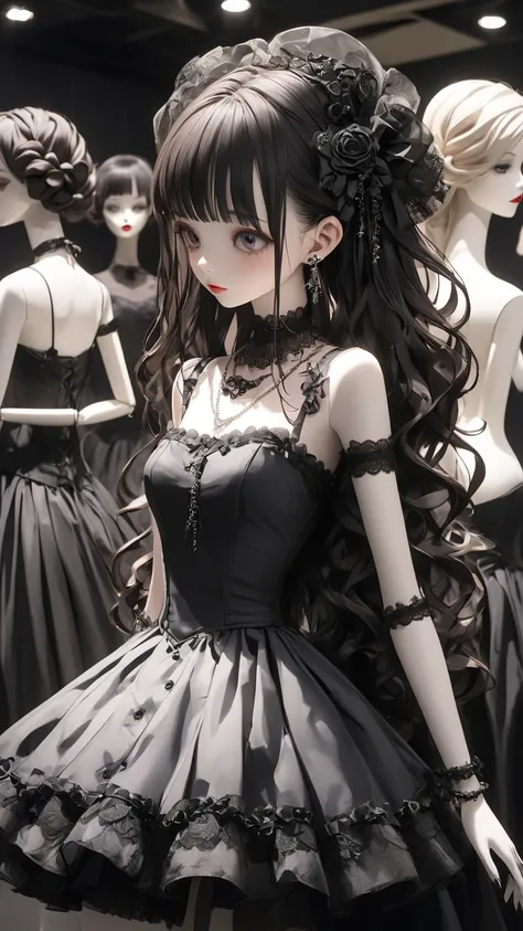    Tim Burton's style、  mannequin、