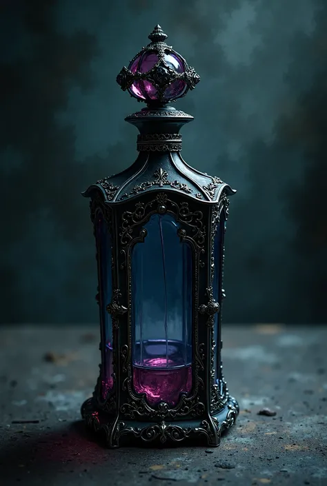 Skech of a gothic perfume bottle 