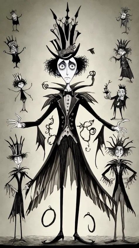     Tim Burton's style、The Emperor&#39;s New Clothes