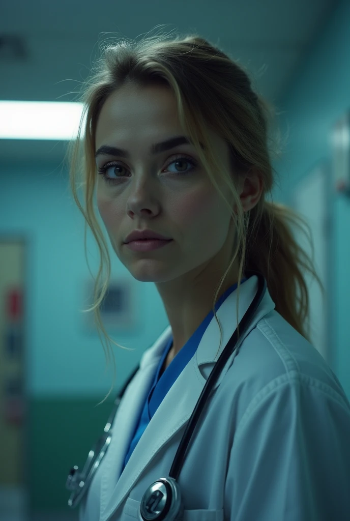 La doctora clara trabaja en la sala de emergencias de un hospital. One night,  an aggressive patient enters the room with a knife , threatening medical staff and other patients . clara,  seeing that the situation endangers everyone's lives ,  she grabs a p...