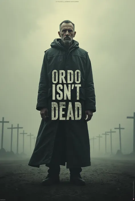 An image based on the cover of the movie God's Not Dead and make it written "Ordo Isn't Dead "