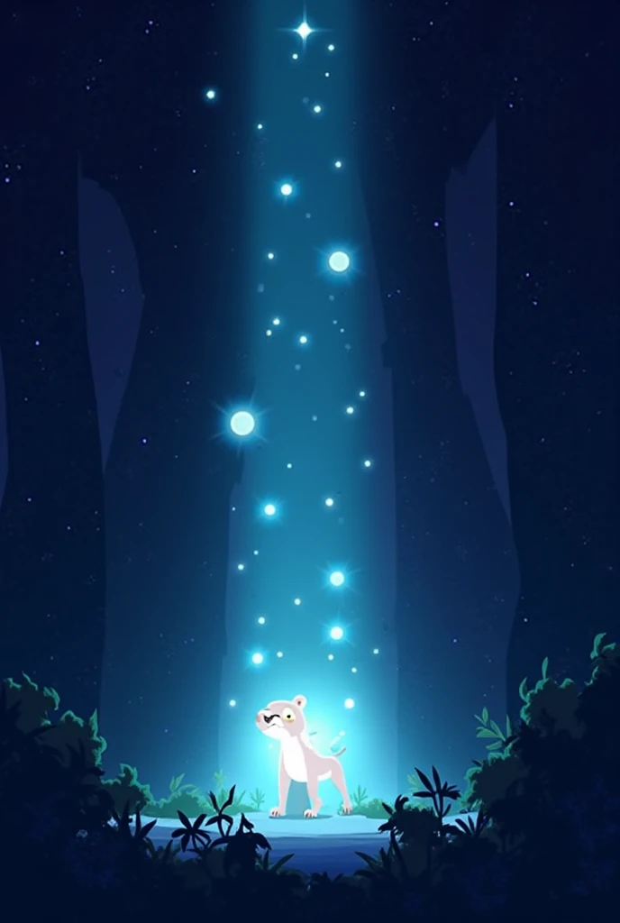 
Title: The Adventures of Leo and the Lost Star

Episode 1: "The Shiny Secret"

Opening scene: The screen fades from black to a vibrant, magical forest filled with glowing trees and colorful critters. The camera pans down to a small, curious lion named Leo...