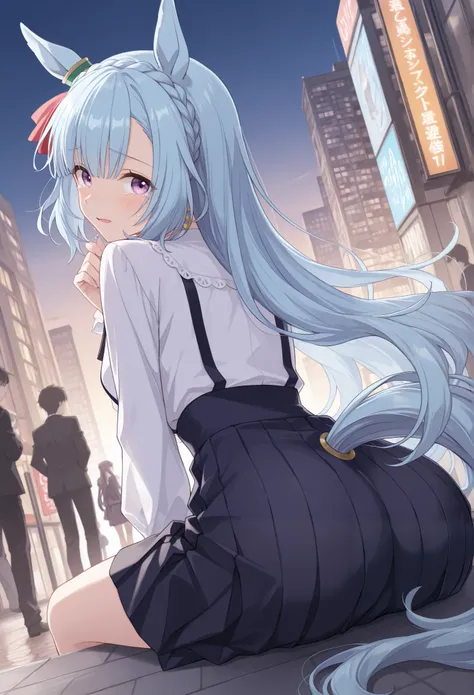 {{{Racecourse:1.6}}} {{{ 【 focus on upper body :1.5}}},( high resolution),( high resolution), ( Unity 8K Wallpaper),( detailed image ), {{{Type Moon :1.7}}},((draw:1.5)), mejiro ardan\( Uma Musume\), ,{Right earring },{{{secreta...