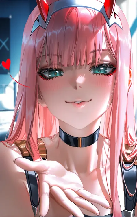 masterpiece, [(piaki:0.35), quasarcake:0.25 wlop:0.33, sakimichan:0.21,kirigawa:0.66,arashima:0.66] ,best quality, very detailed, 
1 girl, zero_two_(darling_in_the_franxx) , clean hair line, deatailed outline,
indoor, bedroom, (upper body:1.5), breast, cut...