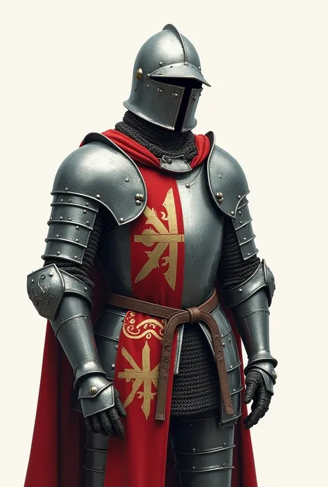 The logo of a full armored soldier who lived in the Middle Ages 1300s is the name of the logo Noura