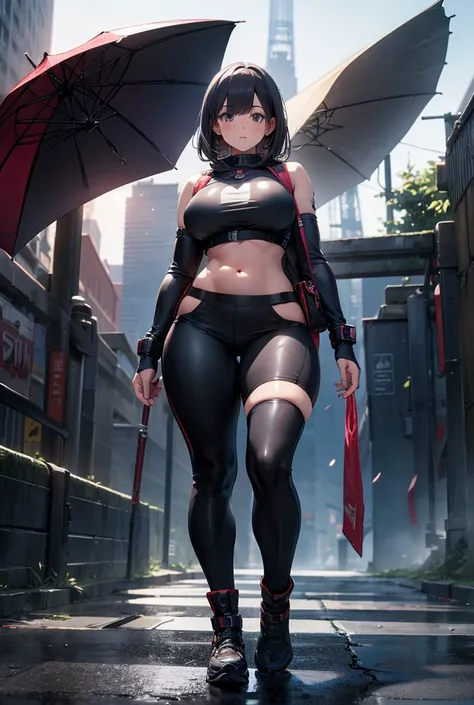 human girl,  with a big body,  tall height,  Defined body, (Anime image), (HD image), (8K) (Tough girl)