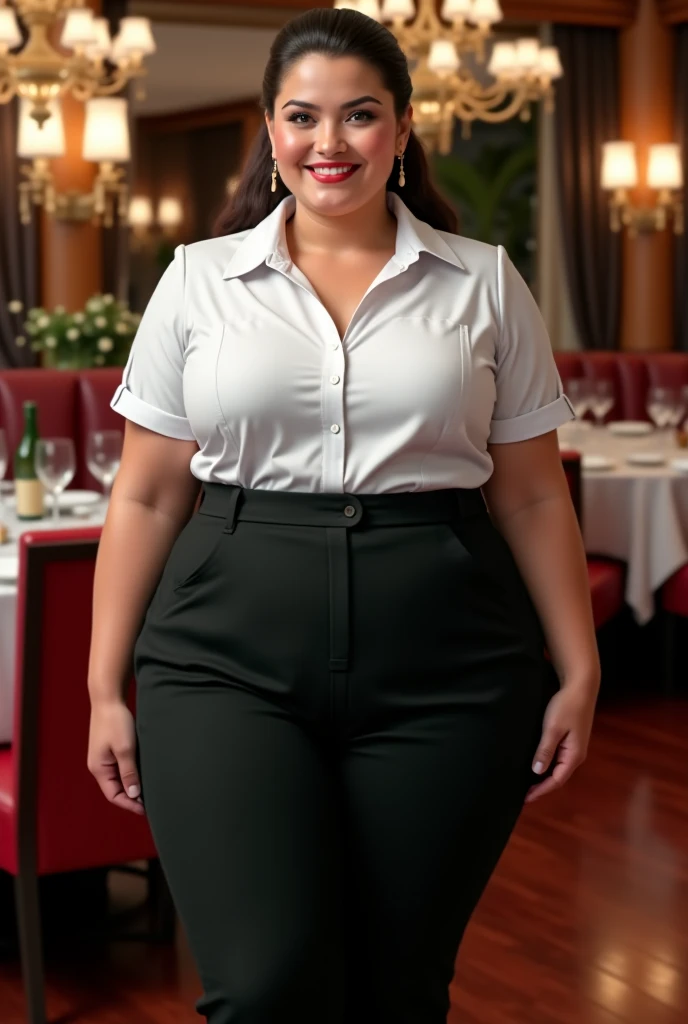 Big plus size pawg waiter 