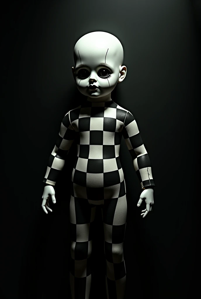 Checkered doll　Creepy