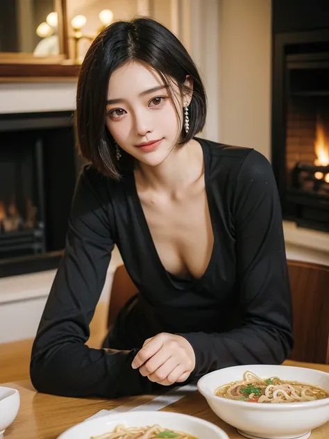 ( beautiful 21-year-old Japanese girl ), ( small chest:1.5),(solo, 1 GIRL, Textured Skin,  detailed skin, high detail,  best quality ,  more details,  surrealism , RAW photos ,Photographicism, professional writing),(( black hair,  dark eyes, natural makeup...